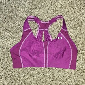 Women's Purple Logo UNDER ARMOUR Sports Bra Size 36C